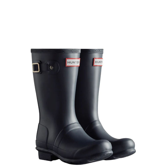 Hunter | Junior Original Wellington Boots | Navy - Wellingtons