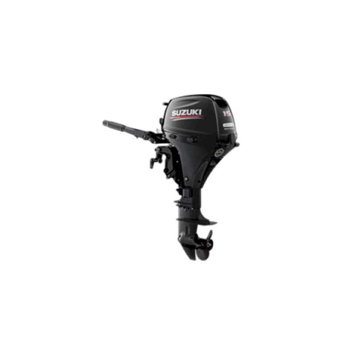 Suzuki | DF15AES Outboard | 15HP Short Shaft | Electric start Tiller Steer