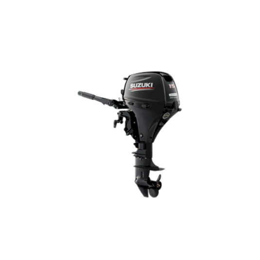 Suzuki | DF15AES Outboard | 15HP Short Shaft | Electric start Tiller Steer