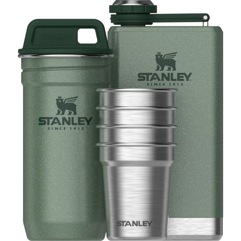 Load image into Gallery viewer, Stanley | Adventure Pre-Party Shot Glass + Flask Set | Hammertone Green

