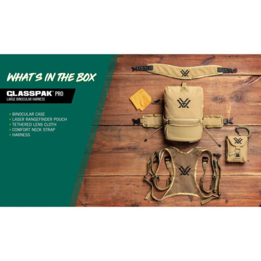 Vortex | GlassPak Pro Binocular Harness | Large - Binocular & Monocular Accessories