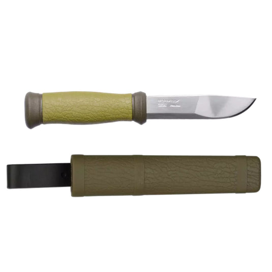 Morakniv® | Outdoor 2000 Knife | Olive Green - Knives & Axes