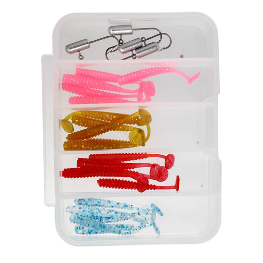 HTO | Go! Box French Fry | 20 x body | 4 x Jig Head - Lure Kits