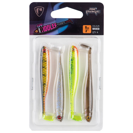 Fox Rage | Mini Tiddler Mixed Colour Packs | 4pcs NP WS EF LT