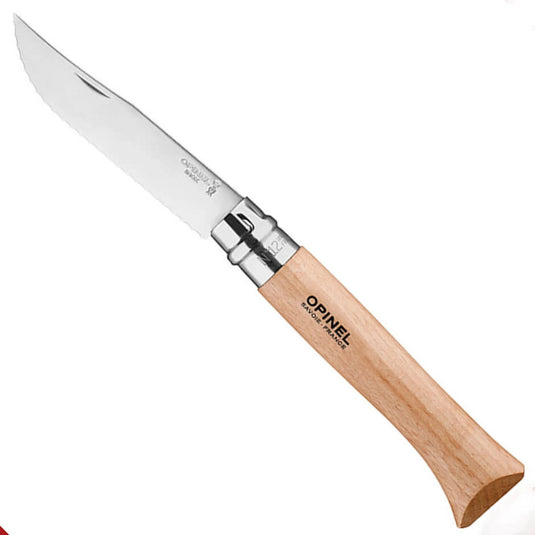 Opinel | Pocket Knife No. 12 Serrated Stainless - Knives & Axes