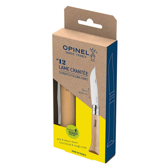 Opinel | Pocket Knife No. 12 Serrated Stainless - Knives & Axes