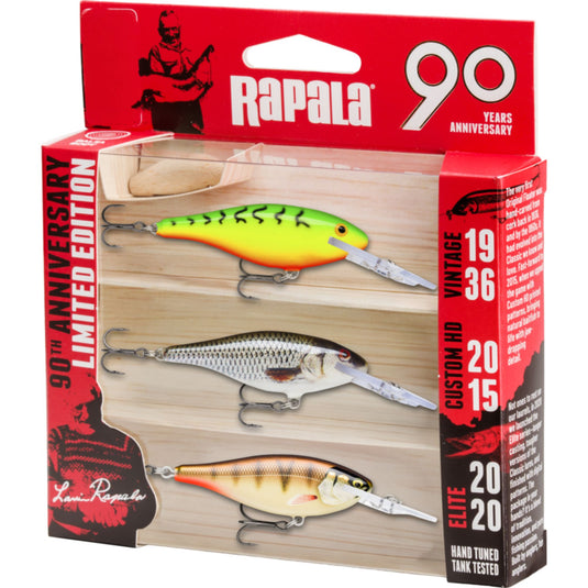 Rapala | 90 Years Lure Kit Shad Rap Mid Bright - Lure Kits
