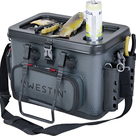 Westin | W4 Safeguard Tackle Bag | Titanium Black - Tackle Bags