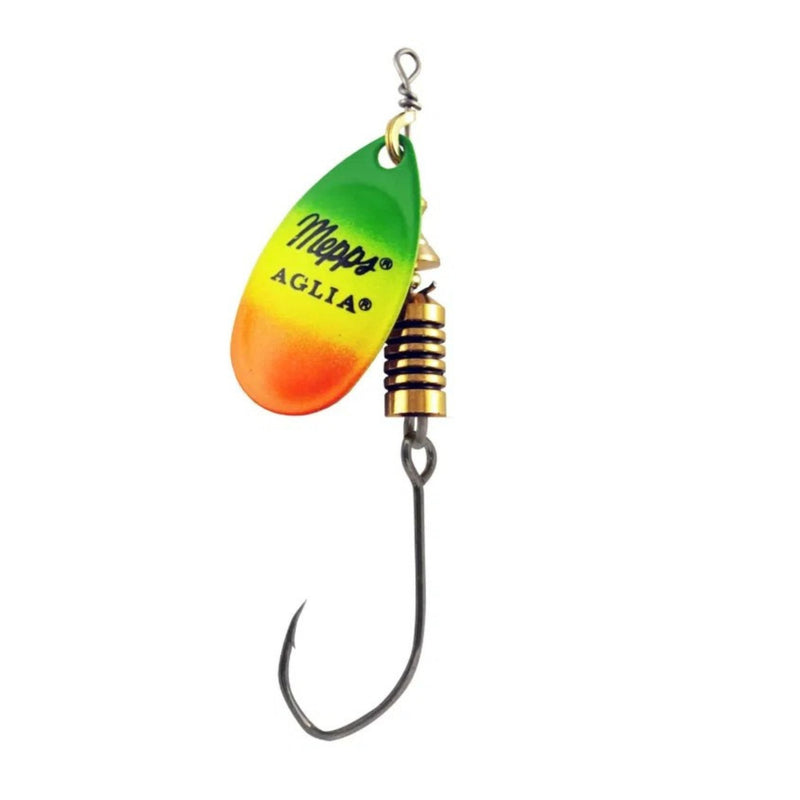 Load image into Gallery viewer, Mepps | Aglia Fluo Single Micro Barb Spinner | #0 | 1.5g - Spinner Lures
