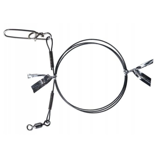 BKK | Steel leader 7x7 Wire leader - HD | 40cm | 19kg | 2pcs. - Predator Traces and Leaders