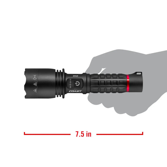 Coast | XP20R Pure Beam | Slide Focus™ | 4000 Lumens 50H 7.5" - Torch Lights