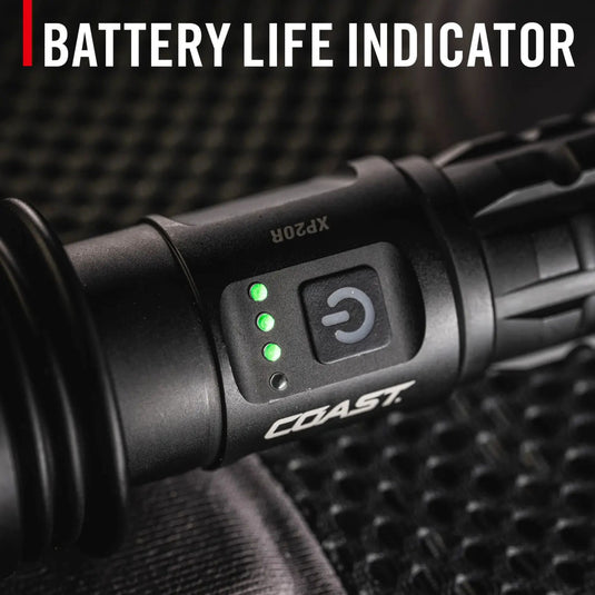 Coast | XP20R Pure Beam | Slide Focus™ | 4000 Lumens 50H 7.5" - Torch Lights