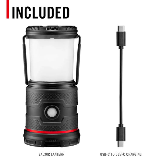 Coast | EAL30R | Warm | Cool | Daylight | Red | 1000 Lumens 15H 19.82oz - Camping Lights