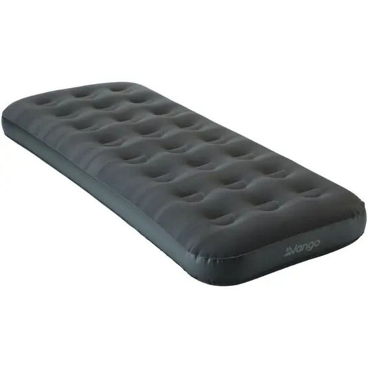 Vango | Single Flocked AirBed | Dark Grey - Mats and Beds