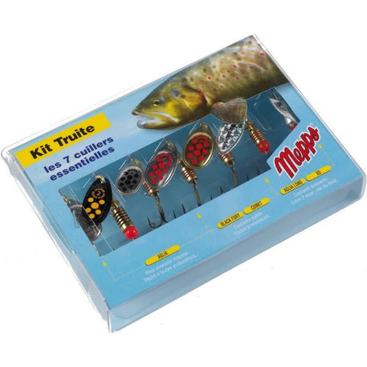 Mepps | Trout Kit | 7 Spoons - Spoons & Toby Lures