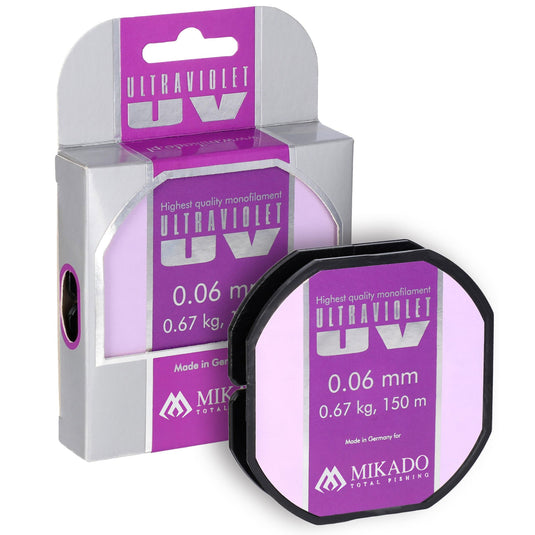 Mikado | Ultaviolet | 150m | Transparent | 1 Spool - Monofilament Lines