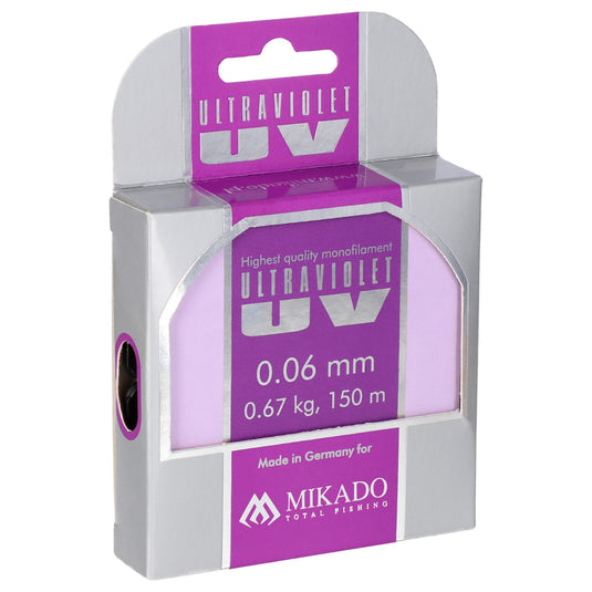 Mikado | Ultaviolet | 150m | Transparent | 1 Spool - Monofilament Lines