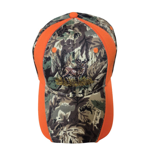 Ottocap | Camo And Orange Blaze With Logo