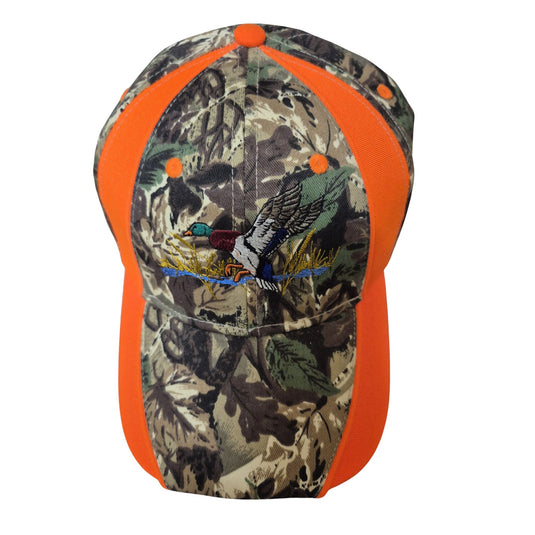 Ottocap | Camo And Orange Blaze With Logo