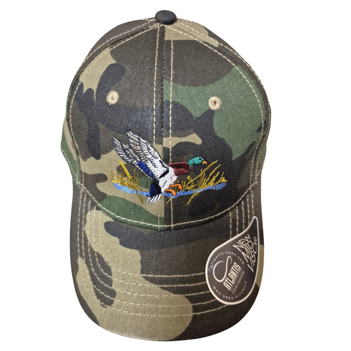 Atlantis | Camo Baseball Cap With Mallard Logo