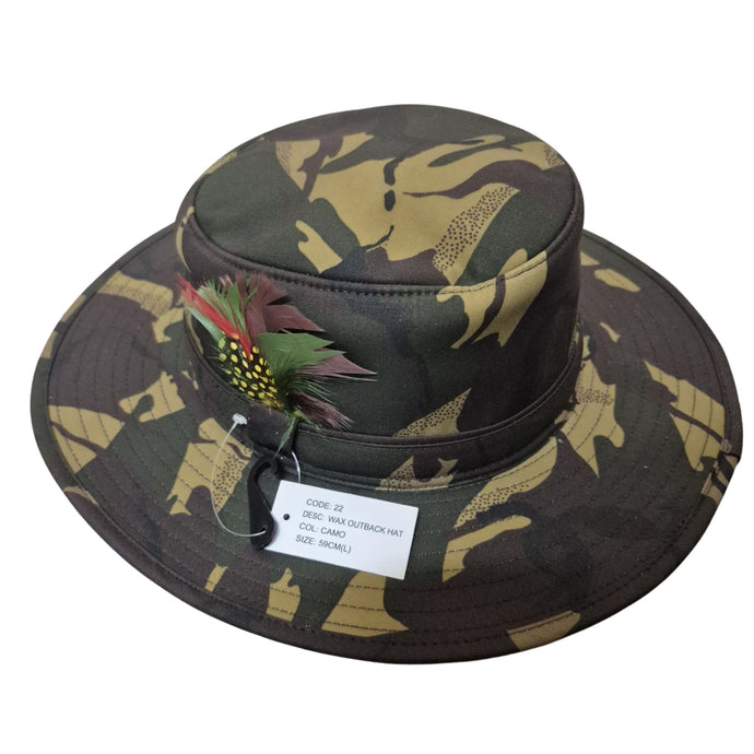 Walker & Hawkes | Wax Outback Hat | Camo