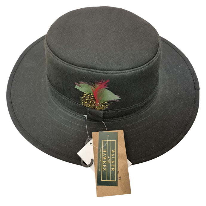 Walker & Hawkes | Wax Outback Hat | Olive