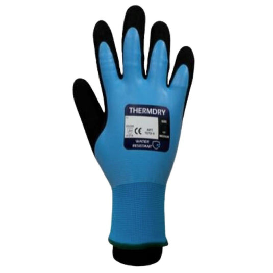 TufGrip | Thermdry Glove Black/Ice Blue - Gloves