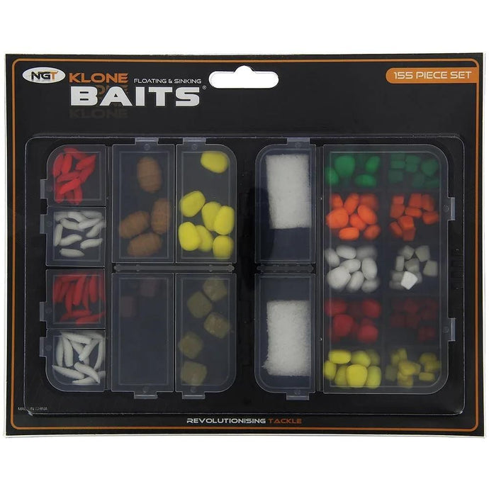 NGT | Klone Baits | 155pc Artificial Bait Set