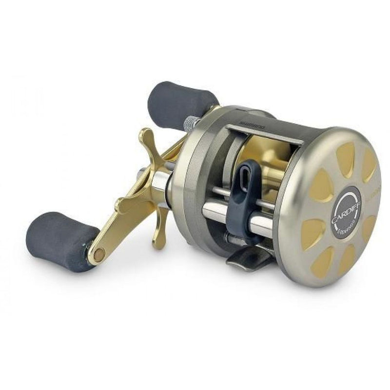 Load image into Gallery viewer, Shimano | Cardiff 201A Lefthand Multiplier Baitcasting Reel
