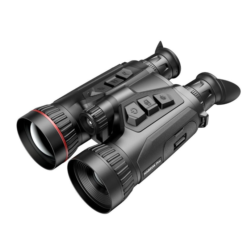 Load image into Gallery viewer, Hikmicro | Habrok Pro HX60L Multi-Spectrum Thermal Binocular | 1280px 60mm with 4K Optical Camera LRF and Harness
