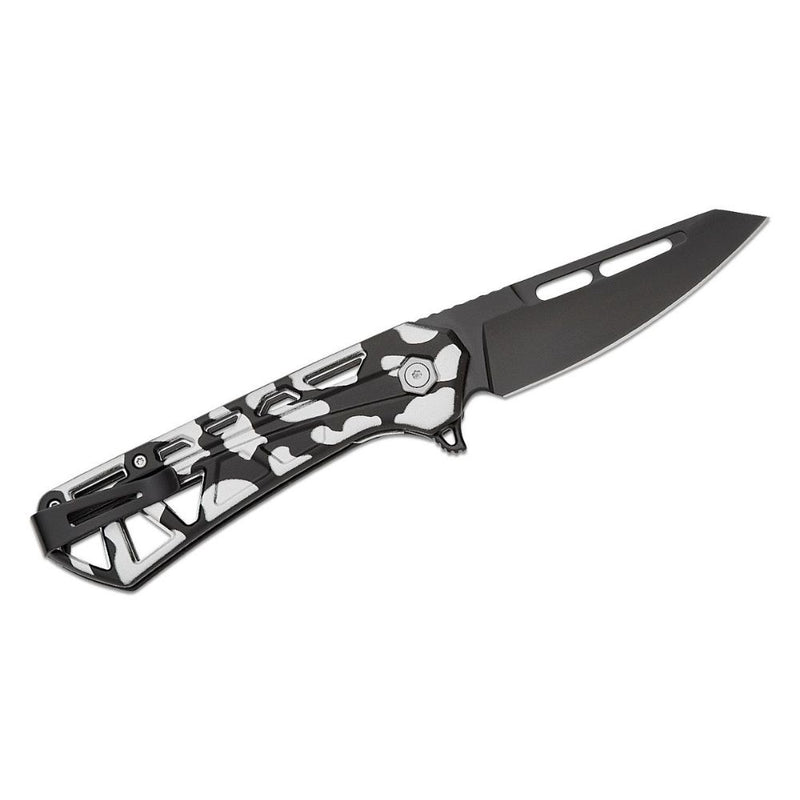 Load image into Gallery viewer, Buck | 811 Trace Ops |3.23&quot; Black Reverse Tanto Blade | Skeletonized Black/White Camo
