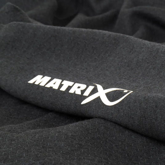 Matrix | Minimal Black Marl Hoody