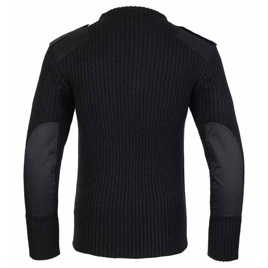 Fort | Crew Neck Combat Jumper | Black