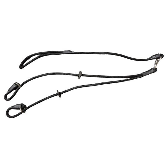 Double Rope Dog Slip Lead | Black