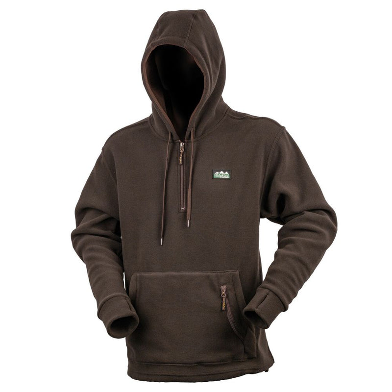 Load image into Gallery viewer, Ridgeline | Ballistic Long Sleeved Fleece Hoodie | Bark
