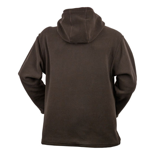 Ridgeline | Ballistic Long Sleeved Fleece Hoodie | Bark