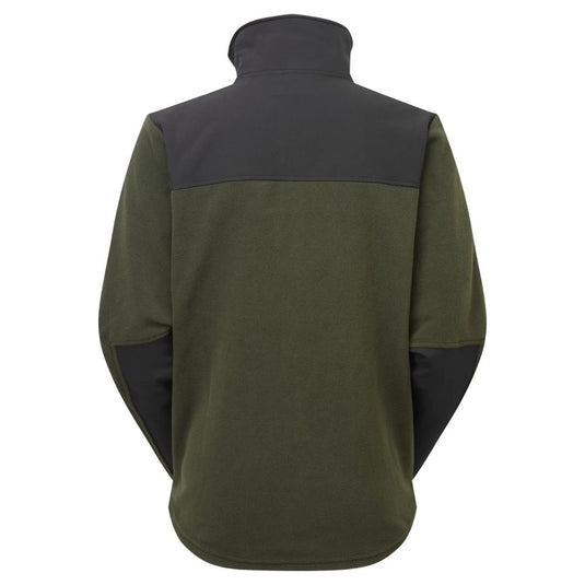 Ridgeline | Ballistic Long Sleeved Fleece Hoodie | Olive/Black