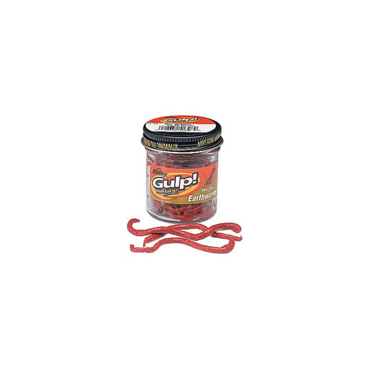 Berkley | Powerbait Gulp Earthworm | 4" | Red Wiggler