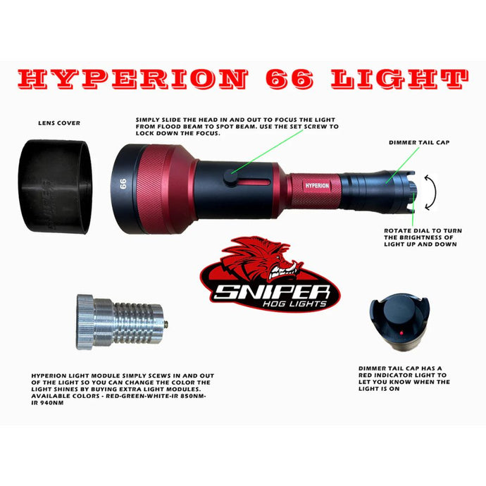 Sniper Hog Lights | Hyperion 66 Light Flashlight