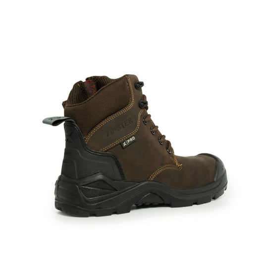 Xpert | Pro Zipster S3L Safety Zip-Side Boot | Brown