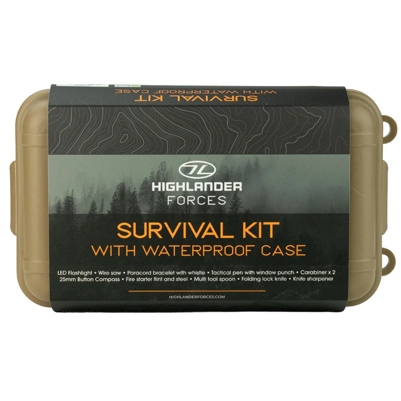 Load image into Gallery viewer, Highlander | Survival Kit With Waterproof Case
