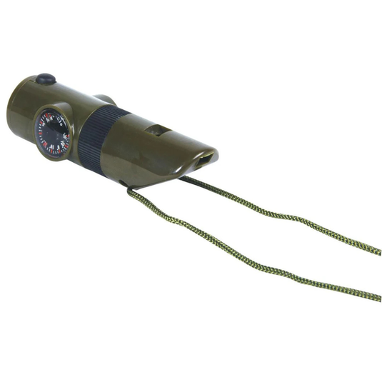 Mil-Com | 7-in-1 Survival Whistle | Green