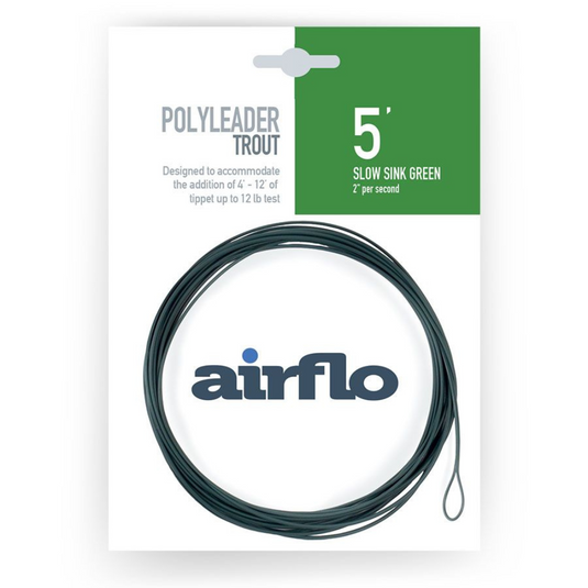 Airflo | Trout Polyleader | 5'Slow Sinking Green