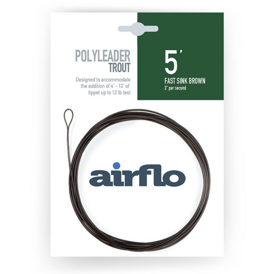 Airflo | Trout Polyleader | 5'Fast Sinking Brown