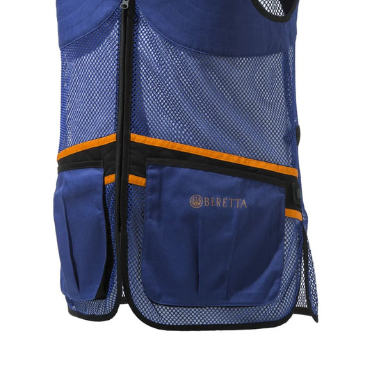 Beretta | Unisex Full Mesh Vest | Skeet Blue