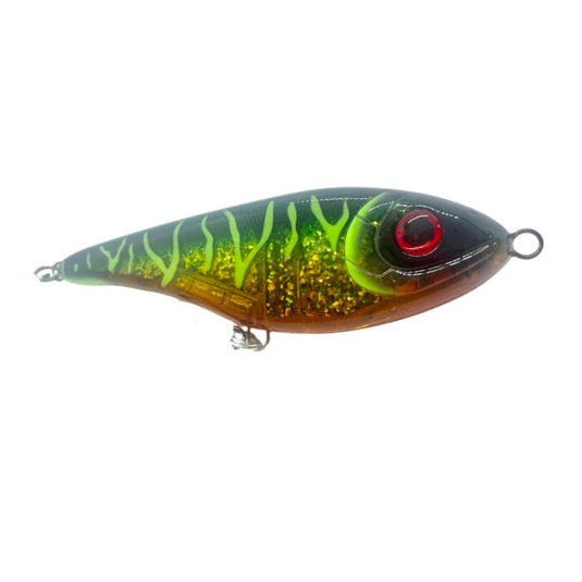 Strike Pro Buster Jerk Original 15 Cm 75 G - Leurre Brochet Coulant Lente SS Lightning Perch - Le Meilleur Jerkbait Du Marché