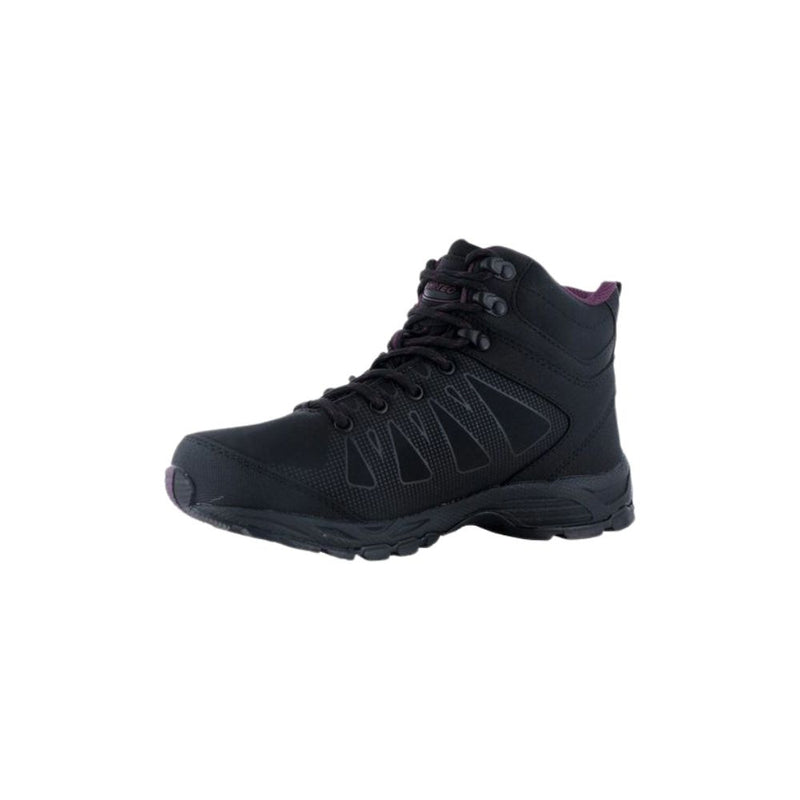 Load image into Gallery viewer, Hi-Tec | Womens Hiking Boots | Raven MID | Black/Grape Wine
