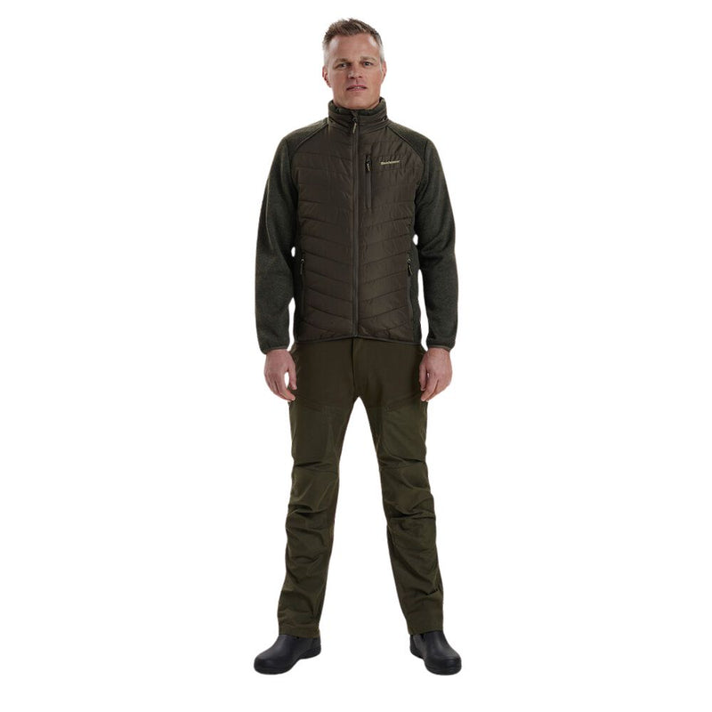 Load image into Gallery viewer, Deerhunter | Knitted Sleeved Moor Padded Jacket | Timber
