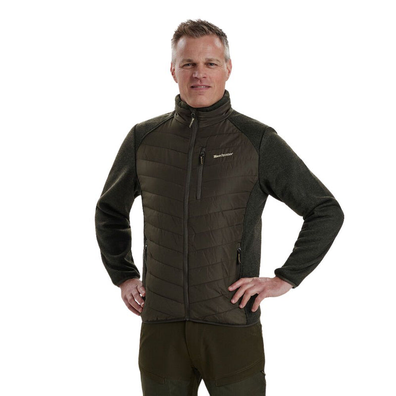 Load image into Gallery viewer, Deerhunter | Knitted Sleeved Moor Padded Jacket | Timber
