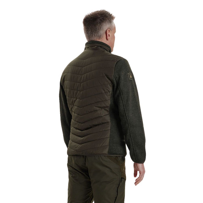 Load image into Gallery viewer, Deerhunter | Knitted Sleeved Moor Padded Jacket | Timber
